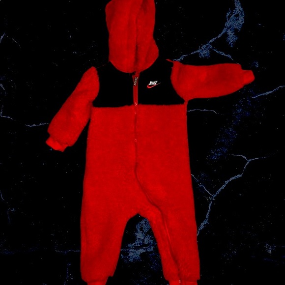 BABY BOYS' Nike HOODED PRAM SUIT - Picture 1 of 3